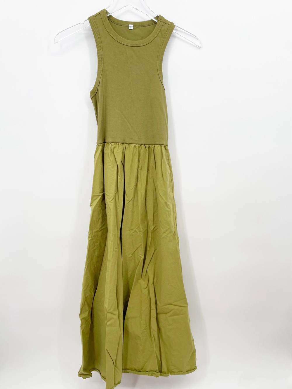 Amazon Green Tank Top Dress